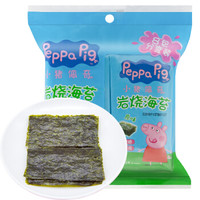 Peppa Pig 小猪佩奇 岩烧海苔紫菜海苔1.6g*8包 *6件