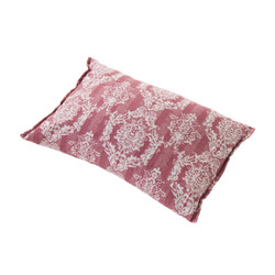 日本进口 Goosely 荞麦枕头 装饰花纹 粉色30×45cm×10cm 夏天凉席枕 *2件