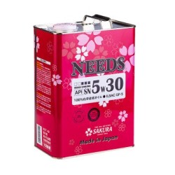 SAKURANEEDS 樱花易道 PAO+ 酯类全合成机油 5W-30 SN GF-5 4L +凑单品