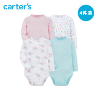 Carter's 孩特 婴儿长袖三角爬服 4件套