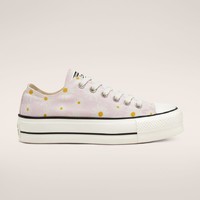 Converse 匡威 Chuck Taylor 全明星夏令营雏菊女款厚底帆布鞋