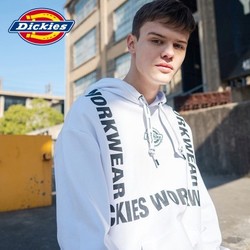 Dickies 帝客 DK007572 情侣可脱卸撞色拼接连帽卫衣