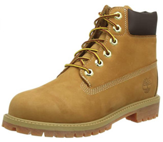 Timberland 添柏岚 小童皮质防水靴 TB012809 小麦色 4岁