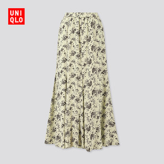 UNIQLO 优衣库  425372 女士印花鱼尾长裙