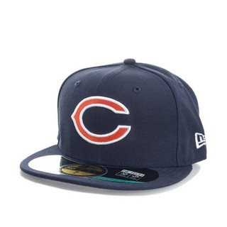 银联返现购：New Era 59Fifty系列 Chicago Bears 男士平檐棒球帽