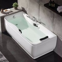 HUIDA 惠达卫浴 HD101 五金龙头浴缸 150*77*63cm