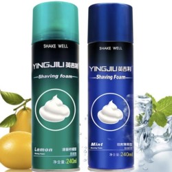 英吉利手动剃须刀 刮胡刀 须刨 2瓶480g大剃须泡沫2味随机发(此款无剃须刀) 1