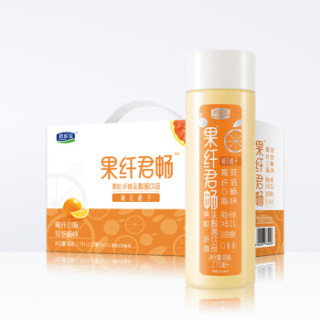 商品junlebao 君乐宝 果纤君畅 果粒纤维乳酸菌饮品 柚见橙子 270ml*