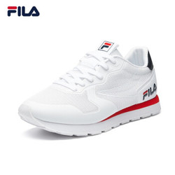 FILA 斐乐 83' RUNNER 男子运动鞋2020夏季透气网面休闲轻便时尚轻便健步鞋 集团白-WT 44.5