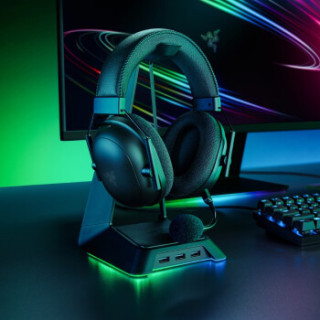 RAZER 雷蛇 旋风黑鲨V2 专业版 耳罩式头戴式蓝牙耳机