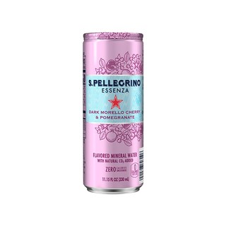 S.PELLEGRINO 圣培露 果萃气泡水饮料 樱桃石榴味 330ml*24罐