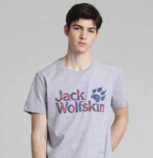 Jack Wolfskin 狼爪 EVERYDAY OUTDOOR系列 男士速干衣 5820331-6046 幻影灰 M