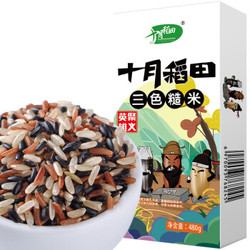 十月稻田 轻食三色糙米 480g *7件