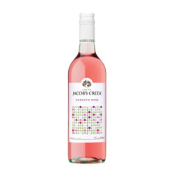杰卡斯(Jacob’s Creek) 波点系列 莫斯卡托桃红葡萄酒 750ml 单瓶装 澳大利亚进口红酒 *4件