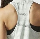 adidas 阿迪达斯 TKO TANK W 女士运动T恤 B28282 灰/白 M