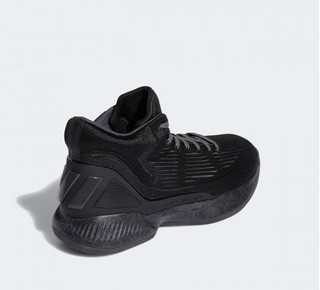 adidas 阿迪达斯 男士篮球鞋 黑色 42