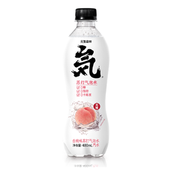 元気森林 苏打水气泡水 白桃味 480ml*12瓶装