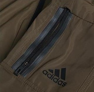 adidas 阿迪达斯 男士运动夹克 BQ5589 绿色 S