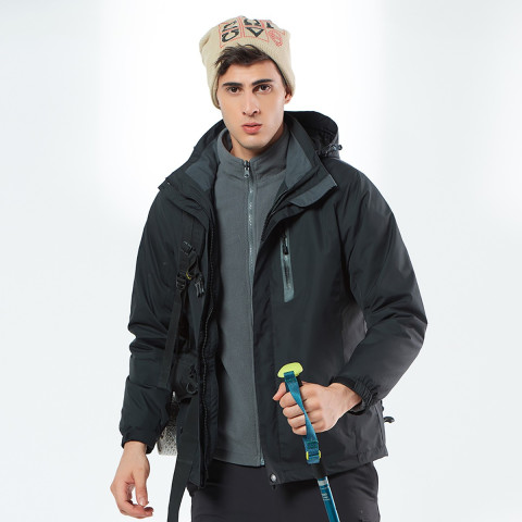 humtto悍途ht20066a男士抓绒内胆冲锋衣