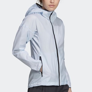 adidas 阿迪达斯 W Agrav Wd Jkt 女子运动夹克 DT4187 航空蓝