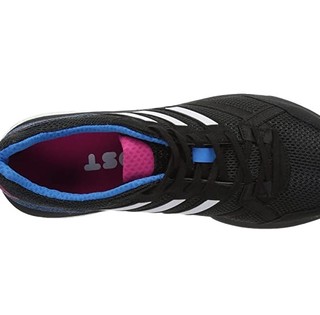 adidas 阿迪达斯 adiZero Tempo 9 女士跑鞋 8984609 黑色/白色/亮蓝色 38