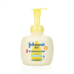 Johnson‘s baby 强生婴儿 柔泡型洗发沐浴露二合一 400ml *3件