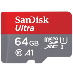 SanDisk 闪迪 Ultra A1 至尊高速 64GB Micro SDXC 存储卡(读速100MB/s)