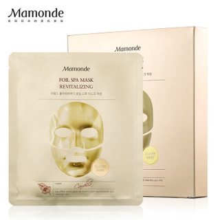 梦妆（Mamonde）花植研究鎏金修护生机面膜 28ml*5（生机展颜） *6件