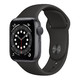 Apple Watch Series 6 44毫米 （GPS版 深空灰色铝金属表壳 黑色运动型表带）
