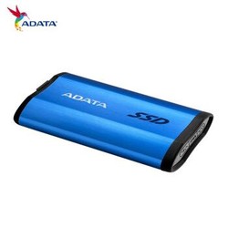 威刚(ADATA) 1TB 移动固态硬盘 Type-c USB3.2 SE800 IP68级防水防尘 读写达1000MB/s 仅40g 活力蓝