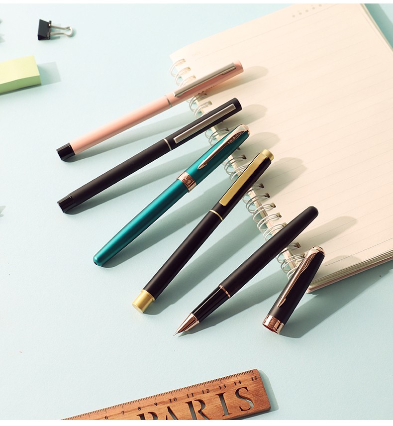 eosin永生3351金属正姿钢笔多色可选送10支墨囊3个笔尖