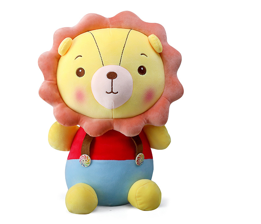 可爱毛绒玩具_萌仔 软体花狮子公仔 35cm-什么值得买