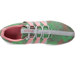 adidas Originals SL LOOP RACER  女士休闲运动鞋 白色/腮红绿色/维斯塔粉红色 43