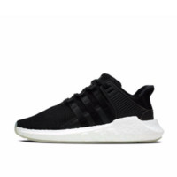 adidas Originals 阿迪达斯 EQT Boost Support 93/17 男士跑鞋 BZ0585 黑色 39