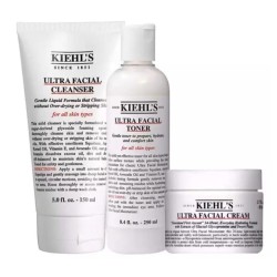 cdf会员购!Kiehl's 科颜氏 高保湿三件套(洁面150ml+爽肤水250ml+面霜125ml)
