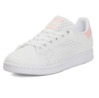 adidas Originals STAN SMITH 女士休闲运动鞋 S82256 米色/淡粉 38