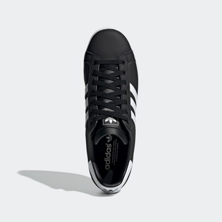 adidas ORIGINALS Coast Star 中性运动板鞋 EE8901 黑白 45