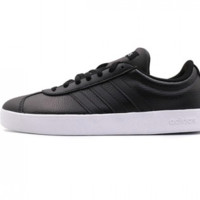 adidas 阿迪达斯 VL Court 2 女士休闲运动鞋 B42315 黑色 36.5