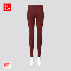 优衣库 女装 HEATTECH针织紧身裤(温暖打底裤) 420757 UNIQLO