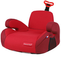 MamaBebe(妈妈宝贝) 汽车儿童安全座椅增高垫3-12岁 isofix接口 简易便捷式坐垫 闪电ISOFiX(映山红) *2件