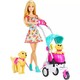 用1元省钱卡里的30券  Barbie 芭比 儿童女孩玩具 芭比娃娃之新宠物集合组 CNB21 +凑单品