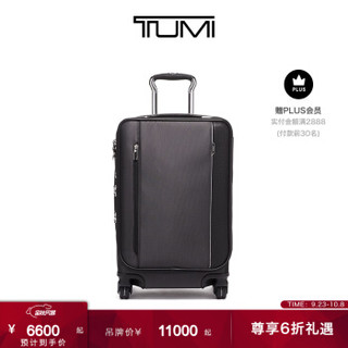 TUMI/途明Arrivé系列双重拉链开口四轮登机箱拉杆箱 深银灰 20寸