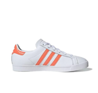 adidas Originals  Coast Star系列 女士休闲运动鞋  EE6203 白橙 38