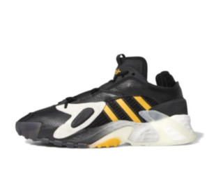 adidas 阿迪达斯 Streetball 2019 中性休闲运动鞋 EF6991 1号黑色/碳黑/亮白/学院金黄 42.5