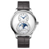 Jaquet Droz 雅克德罗 大秒针系列 J007510240 男士自动机械手表 40mm 白盘 精钢 黑色牛皮表带 圆形