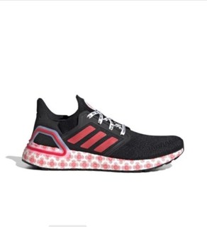 adidas 阿迪达斯  Ultra Boost 2020 中性跑鞋 FX8886 一号黑/荣耀红/白 41