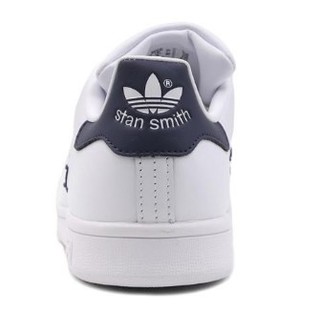 adidas Originals STAN SMITH系列 女士休闲运动鞋 BZ0402 深蓝尾波浪纹 38.5