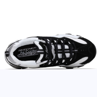 SKECHERS 斯凯奇 D'lites 2.0 中性休闲运动鞋 99999069/BKW 黑白 38