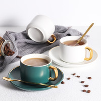 北欧式陶瓷咖啡杯套装