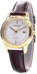 CITIZEN 西铁城 LEATHER FE1083-02A 石英女士手表